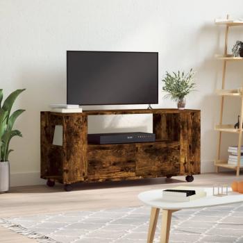 ARDEBO.de - TV-Schrank Räuchereiche 102x34,5x43 cm Holzwerkstoff