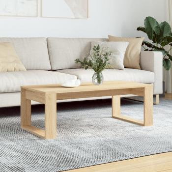 ARDEBO.de - Couchtisch Sonoma-Eiche 102x50x35 cm Holzwerkstoff