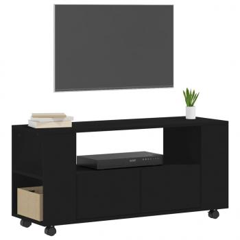 TV-Schrank Schwarz 102x34,5x43 cm Holzwerkstoff