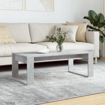 ARDEBO.de - Couchtisch Betongrau 102x50x35 cm Holzwerkstoff