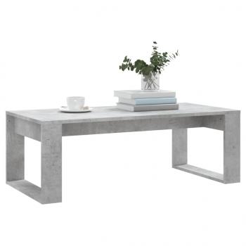 Couchtisch Betongrau 102x50x35 cm Holzwerkstoff