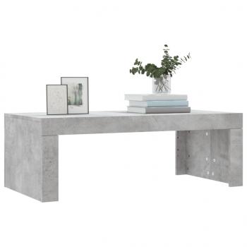 Couchtisch Betongrau 102x50x36 cm Holzwerkstoff