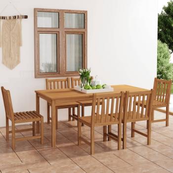 ARDEBO.de - 7-tlg. Garten-Essgruppe Massivholz Teak