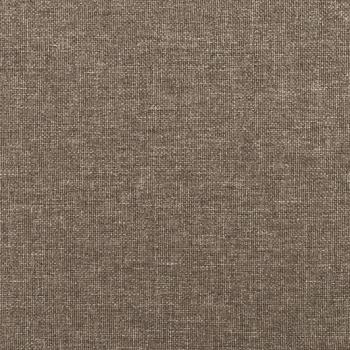 Kopfteile 2 Stk. Taupe 100x7x78/88 cm Stoff