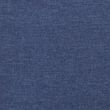 Kopfteile 2 Stk. Blau 100x7x78/88 cm Stoff