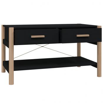 Couchtisch Schwarz 82x48x45 cm Holzwerkstoff