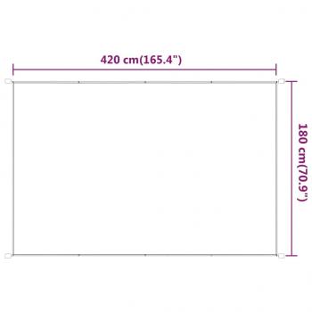 Senkrechtmarkise Hellgrün 180x420 cm Oxford-Gewebe