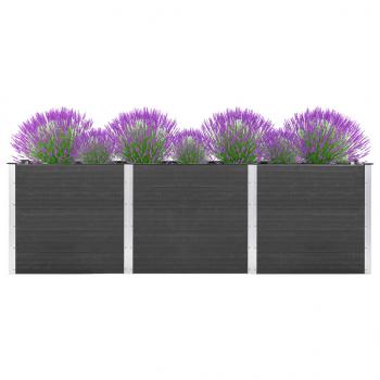 ARDEBO.de - Garten-Hochbeet 300x100x91 cm WPC Grau