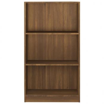 Bücherregal Braun Eiche 60x24x109 cm Holzwerkstoff