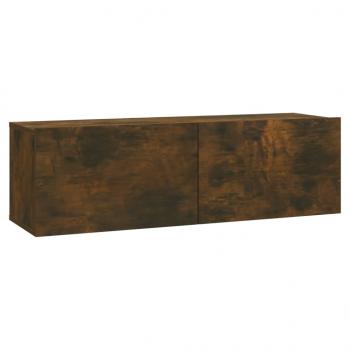 TV-Wandschrank Räuchereiche 100x30x30 cm Holzwerkstoff