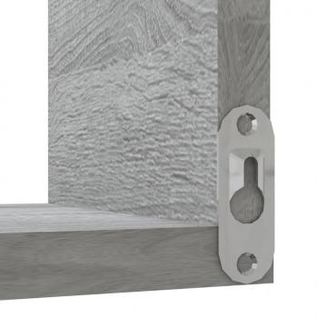 Wand-Eckregale 2 Stk. Grau Sonoma 40x40x50 cm Holzwerkstoff