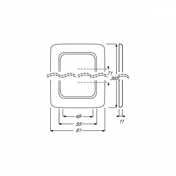 Busch-Jaeger 2515-214 Abdeckrahmen, Reflex SI, 5-fach Rahmen, alpinweiß (2CKA001725A0969)