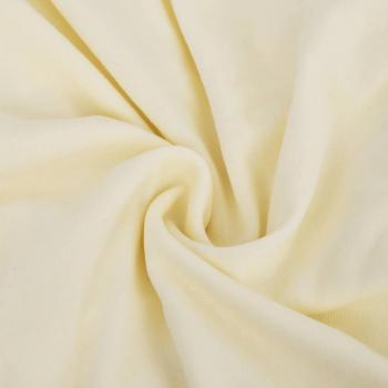 Stretch Sofahusse 4-Sitzer Creme Polyester-Jersey  