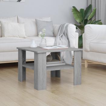 ARDEBO.de - Couchtisch Grau Sonoma 60x60x42 cm Holzwerkstoff	