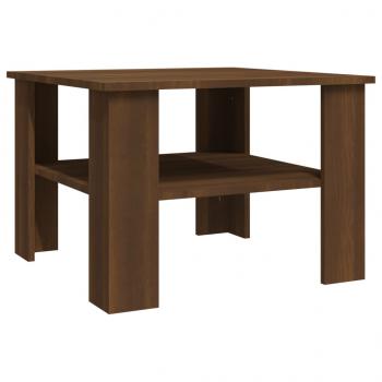 Couchtisch Braun Eichen-Optik 60x60x42 cm Holzwerkstoff	