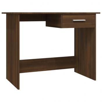 Schreibtisch Braun Eichen-Optik 100x50x76 cm Holzwerkstoff