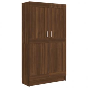 Bücherschrank Braun Eichen-Optik 82,5x30,5x150 cm Holzwerkstoff