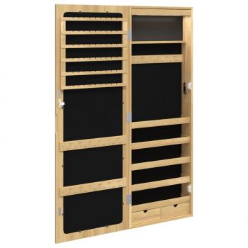 Spiegel-Schmuckschrank mit LED-Beleuchtung Wandmontage