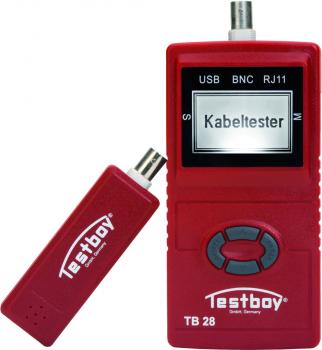 ARDEBO.de - HNETZWERKTESTER Netzwerkverdrahtungstester mit Längenmessung, RJ45, USB, Koax