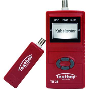 Newlec HNETZWERKTESTER Netzwerkverdrahtungstester mit Längenmessung, RJ45, USB, Koax