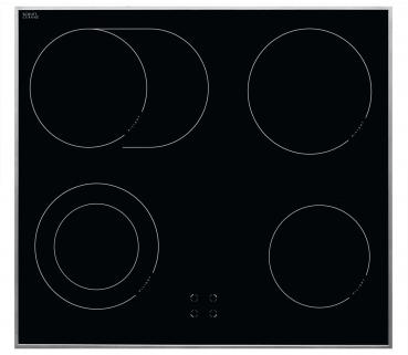 Amica EHC 12761 E Einbauherd-Set im Scandium Design, Edelstahl  - best.aus: 1 Multifun