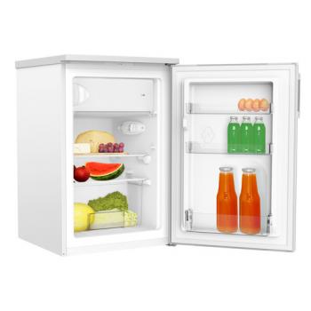 Amica KS 15463 W Kühlschrank mit Gefrierfach, 85 cm Höhe, weiß, Ene