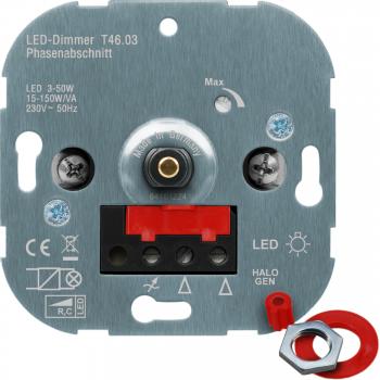 Newlec NDIMDRPHAAB.01 LED-Dimmer T46.03, Phaseabschnitt, Schalterprogrammkompatibel, LE