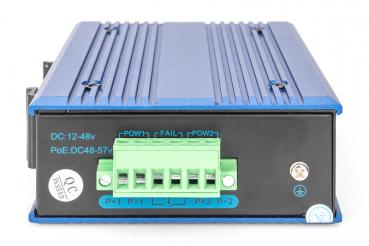 Newlec NNETSWINDGBE5UMR.01 Industrial 5-Port Gigabit Ethernet Switch, DIN rail, unmanag