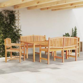 ARDEBO.de - 5-tlg. Garten-Essgruppe Massivholz Teak