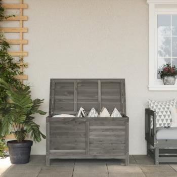 ARDEBO.de - Gartentruhe Anthrazit 99x49,5x58,5 cm Massivholz Tanne