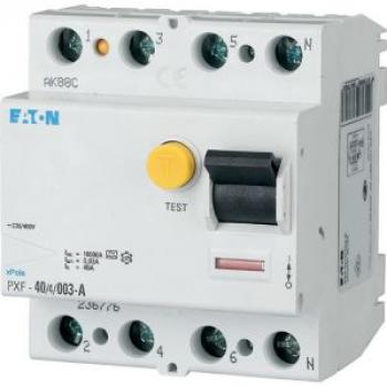 Eaton Electric PXF-40/4/003-A FI-Schalter, 40A, 4p, 30mA, Typ A