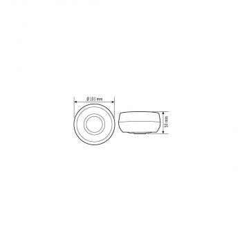 Esylux PD 360/8 BASIC Decken-Präsenzmelder, 360°, Ø 8m Reichweite, ON/OFF, weiß (EB10431302)