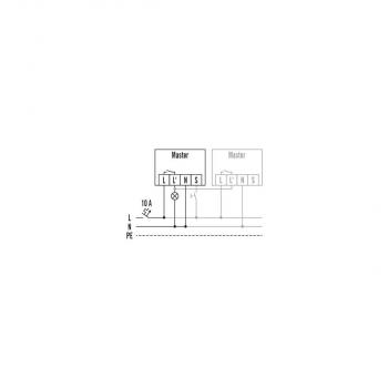 Esylux PD 360/8 BASIC Decken-Präsenzmelder, 360°, Ø 8m Reichweite, ON/OFF, weiß (EB10431302)