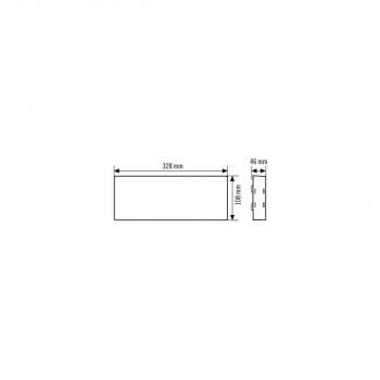 Esylux SLX Rettungszeichenleuchte, IP54, LED Display, 14m Erkennungsweite, 230 V, weiß (EN10077005)