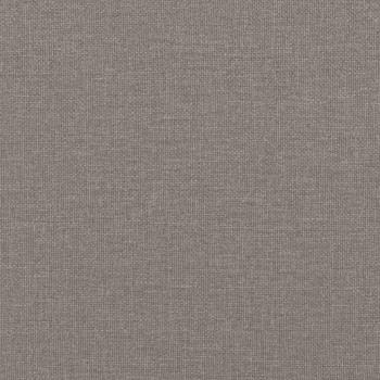 Tagesbett Taupe 90x200 cm Stoff