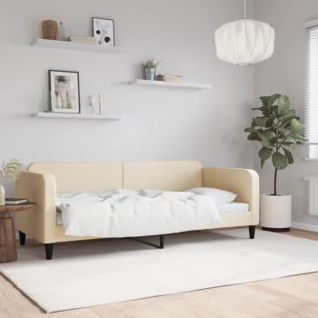 ARDEBO.de - Tagesbett Creme 80x200 cm Stoff