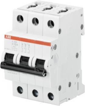 Abb S203-K16 S203-K16 Sicherungsautomat K-Char., 6 kA, 16 A, 3P