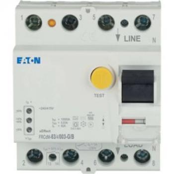 Eaton Electric FRCDM-63/4/003-G/B Digitaler FI-Schalter, allstromsensitiv, 63 A, 4p, 30 mA, Typ