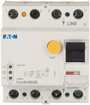 Eaton Electric FRCDM-63/4/003-G/B Digitaler FI-Schalter, allstromsensitiv, 63 A, 4p, 30 mA, Typ