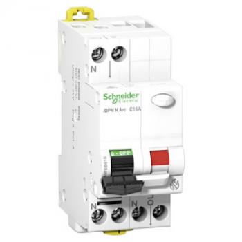 Schneider Electric A9FDB7616 Brandschutzschalter (AFDD) + LS, iDPN N Arc, 1P+N, 16A, B-Charakterist