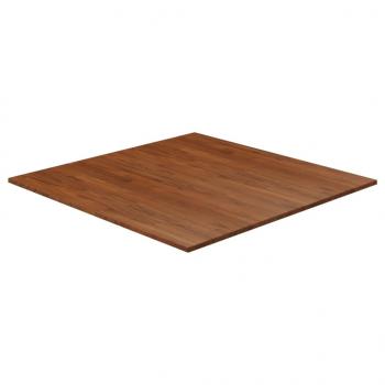 ARDEBO.de - Tischplatte Quadratisch Dunkelbraun 90x90x1,5cm Eiche Behandelt