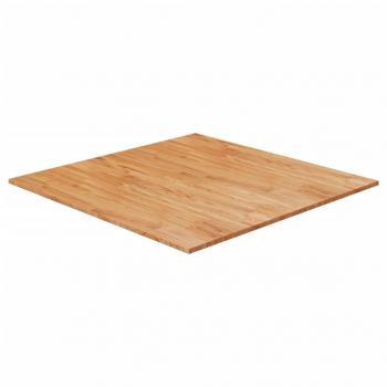 ARDEBO.de - Tischplatte Quadratisch Hellbraun 90x90x2,5cm Behandelte Eiche