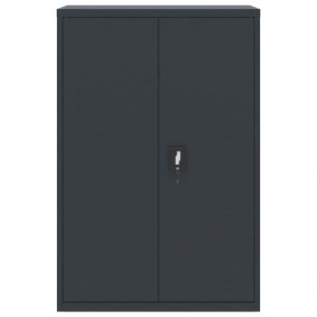 Aktenschrank Anthrazit 90x40x180 cm Stahl