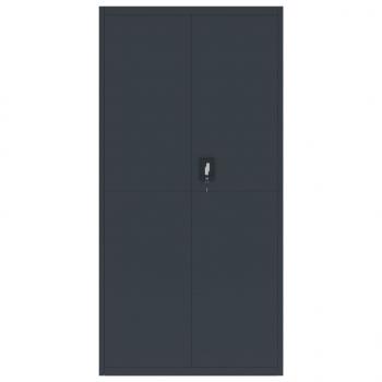 Aktenschrank Anthrazit 90x40x220 cm Stahl