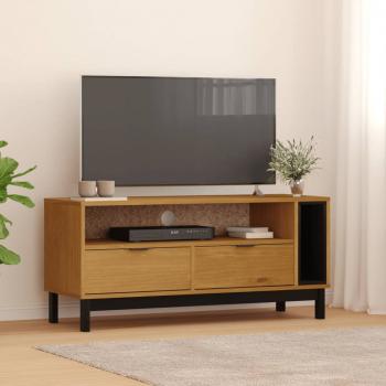 ARDEBO.de - TV-Schrank FLAM 110x40x50 cm Massivholz Kiefer