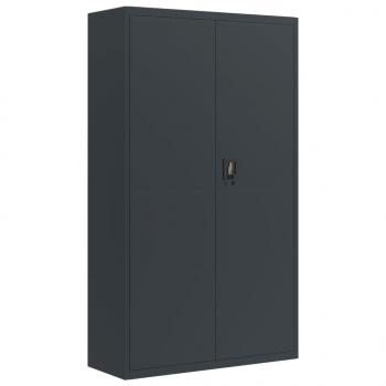 Aktenschrank Anthrazit 105x40x180 cm Stahl