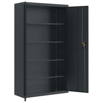 Aktenschrank Anthrazit 105x40x180 cm Stahl