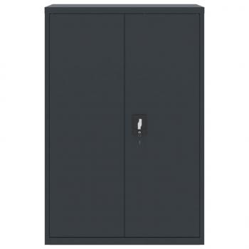 Aktenschrank Anthrazit 90x40x140 cm Stahl