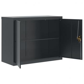 Aktenschrank Anthrazit 90x40x70 cm Stahl