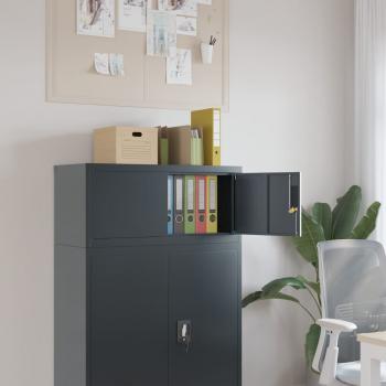 ARDEBO.de - Aktenschrank Anthrazit 90x40x40 cm Stahl